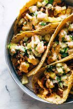 Caramelized Pork Tacos with Pineapple Salsa
