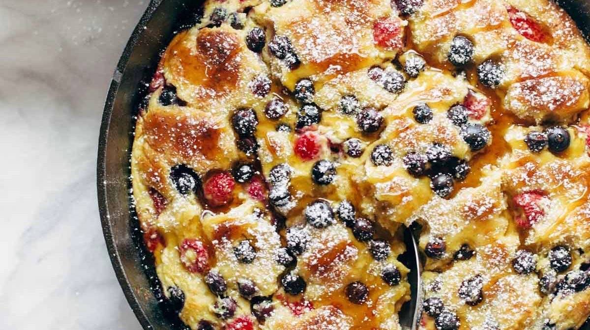Ricotta Berry French Toast Casserole