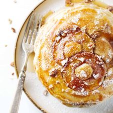 Old Fashioned Whole Wheat Apple Pancakes