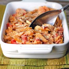 <span class="fn">{Ringan} Penne Panggang Udang Bawang Putih