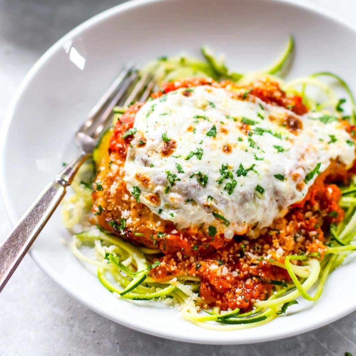 20 Minute Healthy Chicken Parmesan