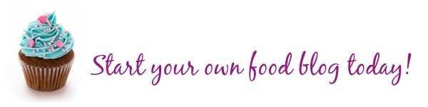 Start your own food blog header