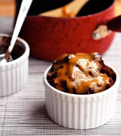 Post image for Hot Fudge Cake with Peanut Butter Sauce