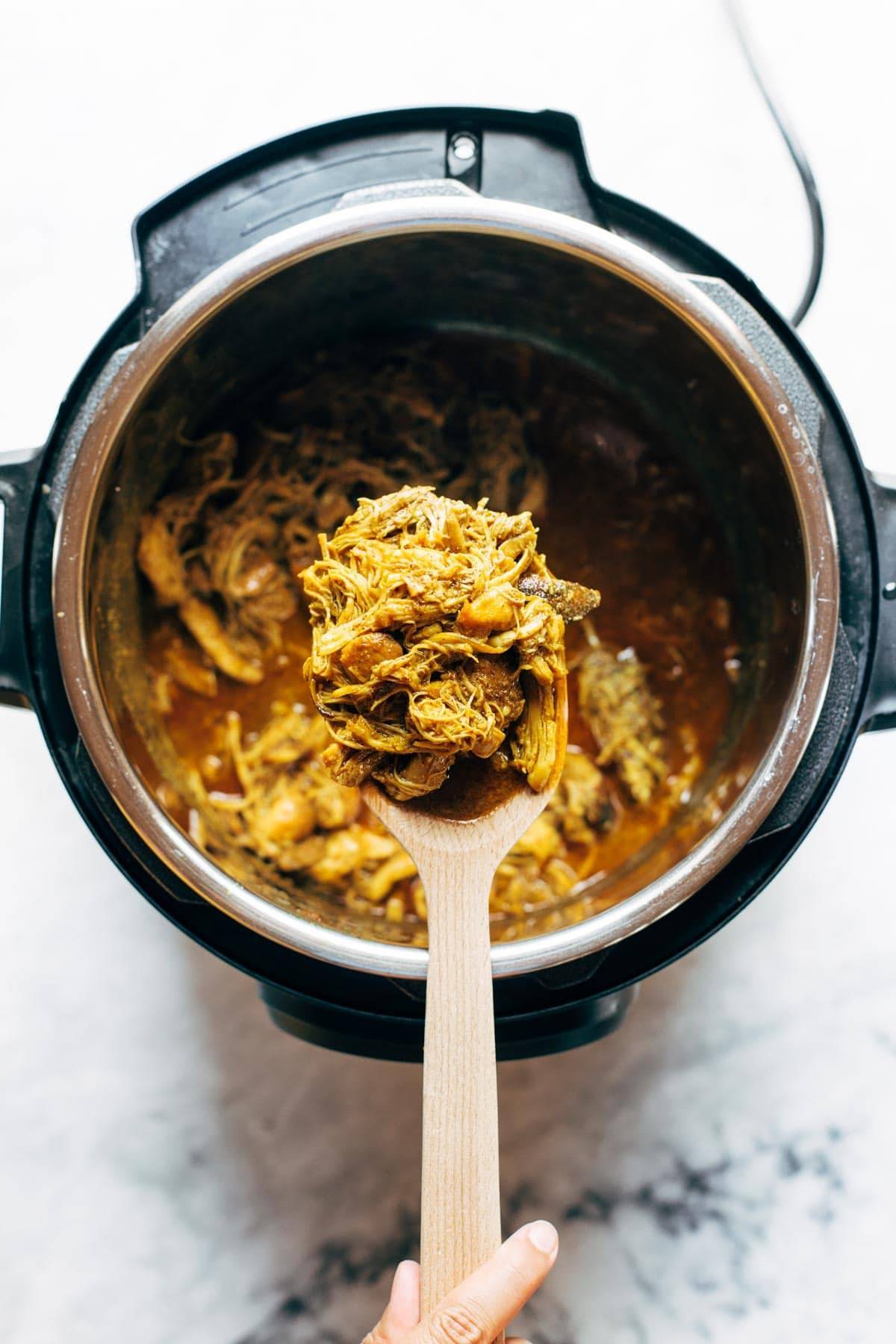 Coconut Tandoori-Inspired Chicken in an Instant Pot.