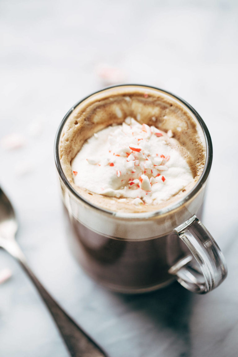 Cozy Homemade Peppermint Mocha Recipe Pinch Of Yum