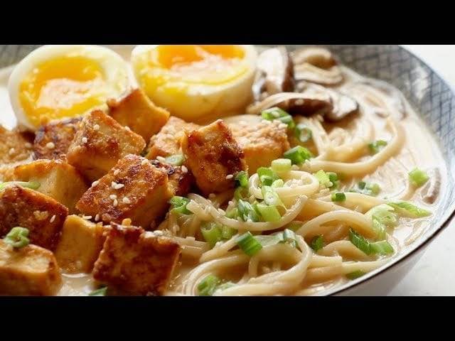 Homemade Spicy Ramen With Tofu Recipe Pinch Of Yum