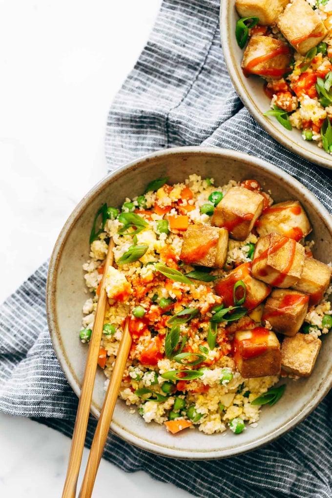 Cauliflower Fried Rice with Tofu