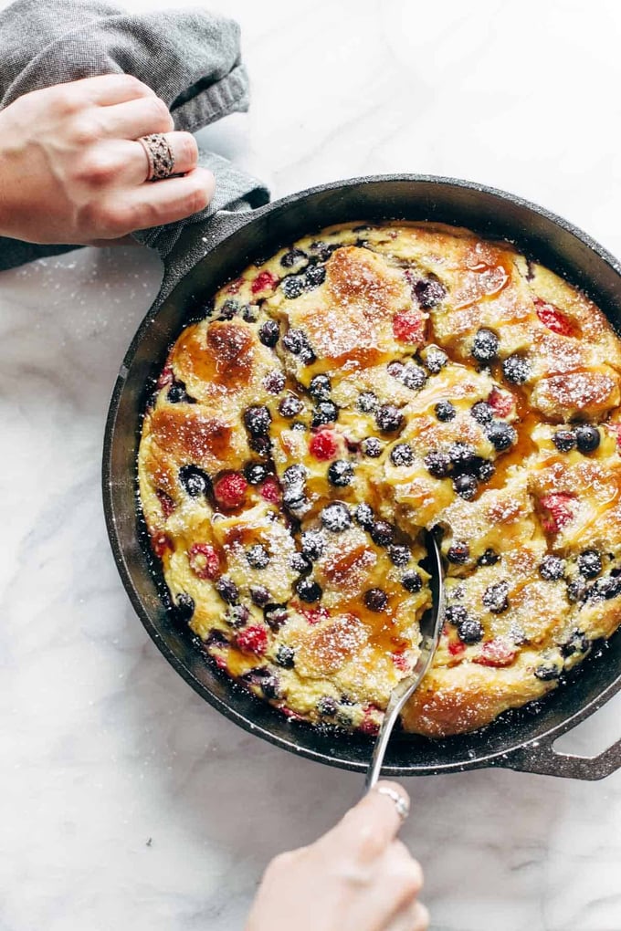 Ricotta Berry French Toast Casserole