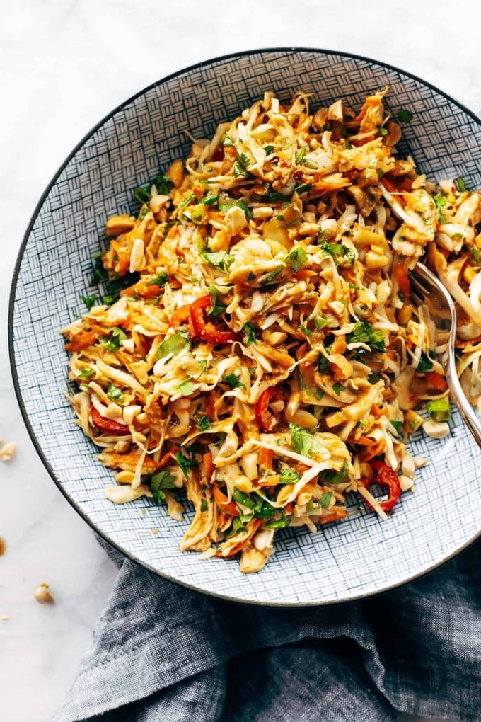 Thai-Inspired Peanut Chicken Salad