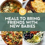 Meal for friends with new babies.