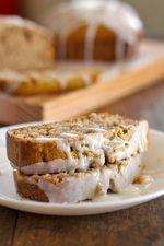 Gingerbread Loaves with Lemon Glaze