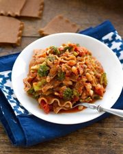 Stovetop Broccoli and White Bean Lasagna