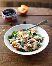 Chicken and Nectarine Poppy Seed Salad