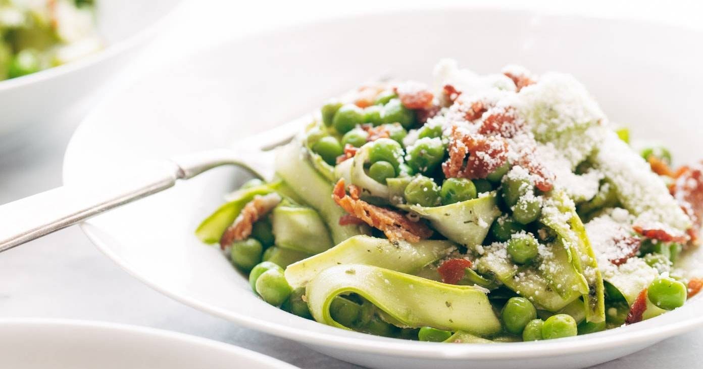 Pesto Asparagus Noodles - pesto recipe