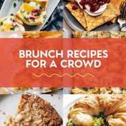 Brunch recipes for a crowd.