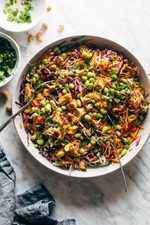Cashew Crunch Salad with Sesame Dressing