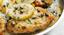Lemon Chicken Piccata with Grilled Bread