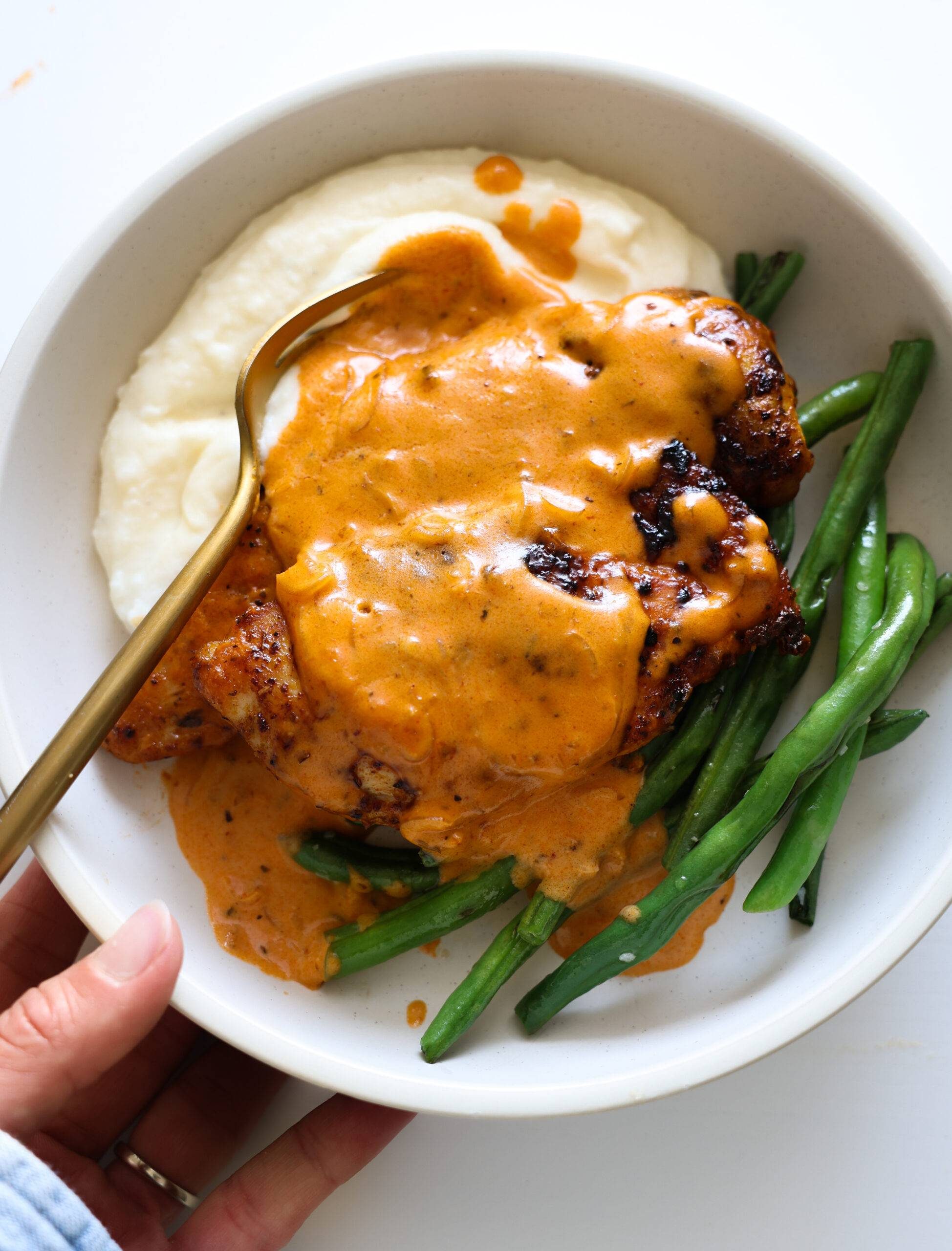 Chicken with Cajun Cream Sauce