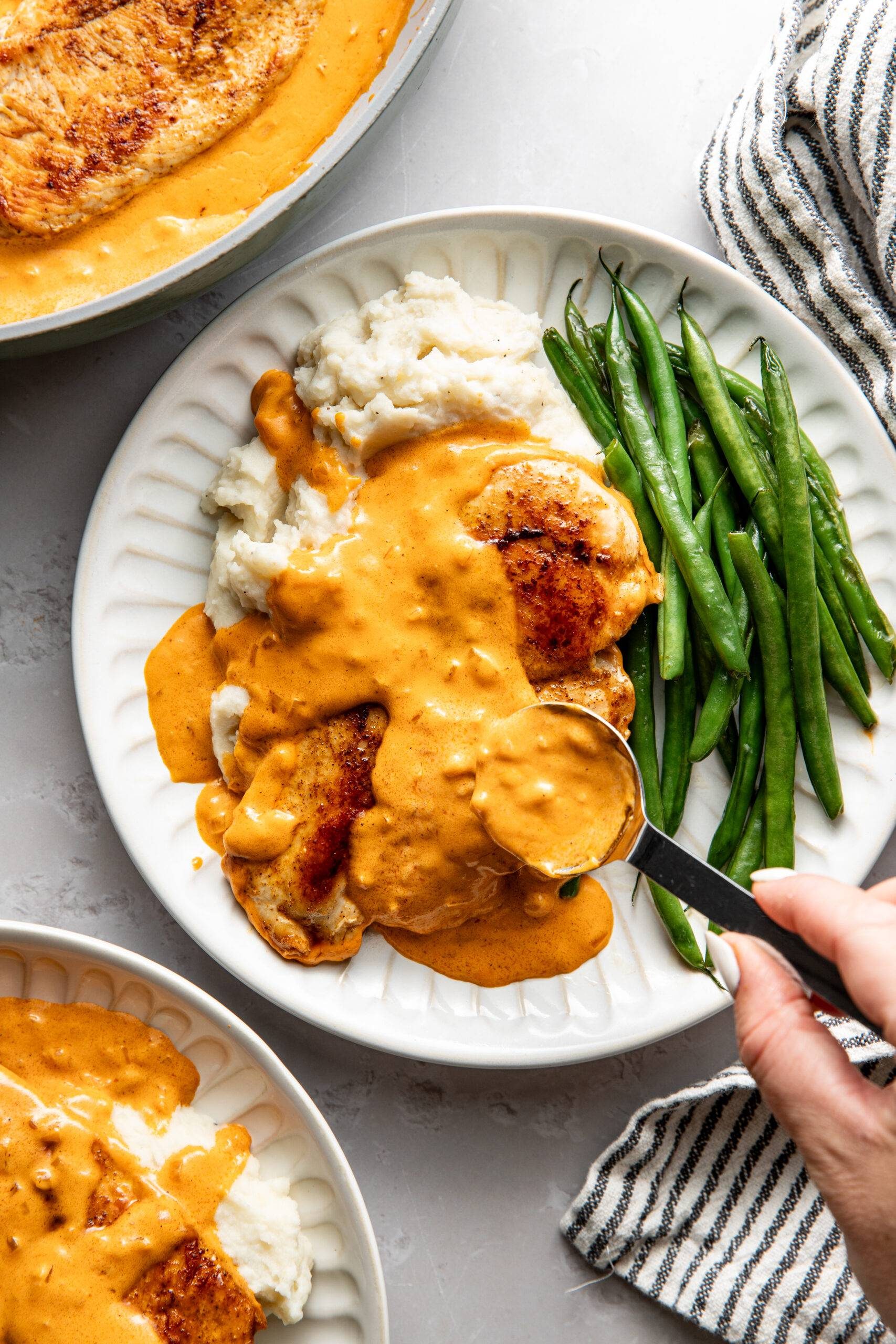 Chicken with Cajun Cream Sauce