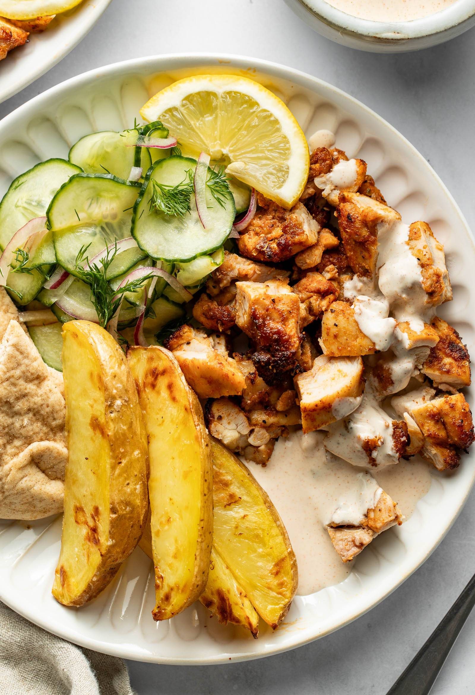Chicken and Potatoes with Smoky Sauce