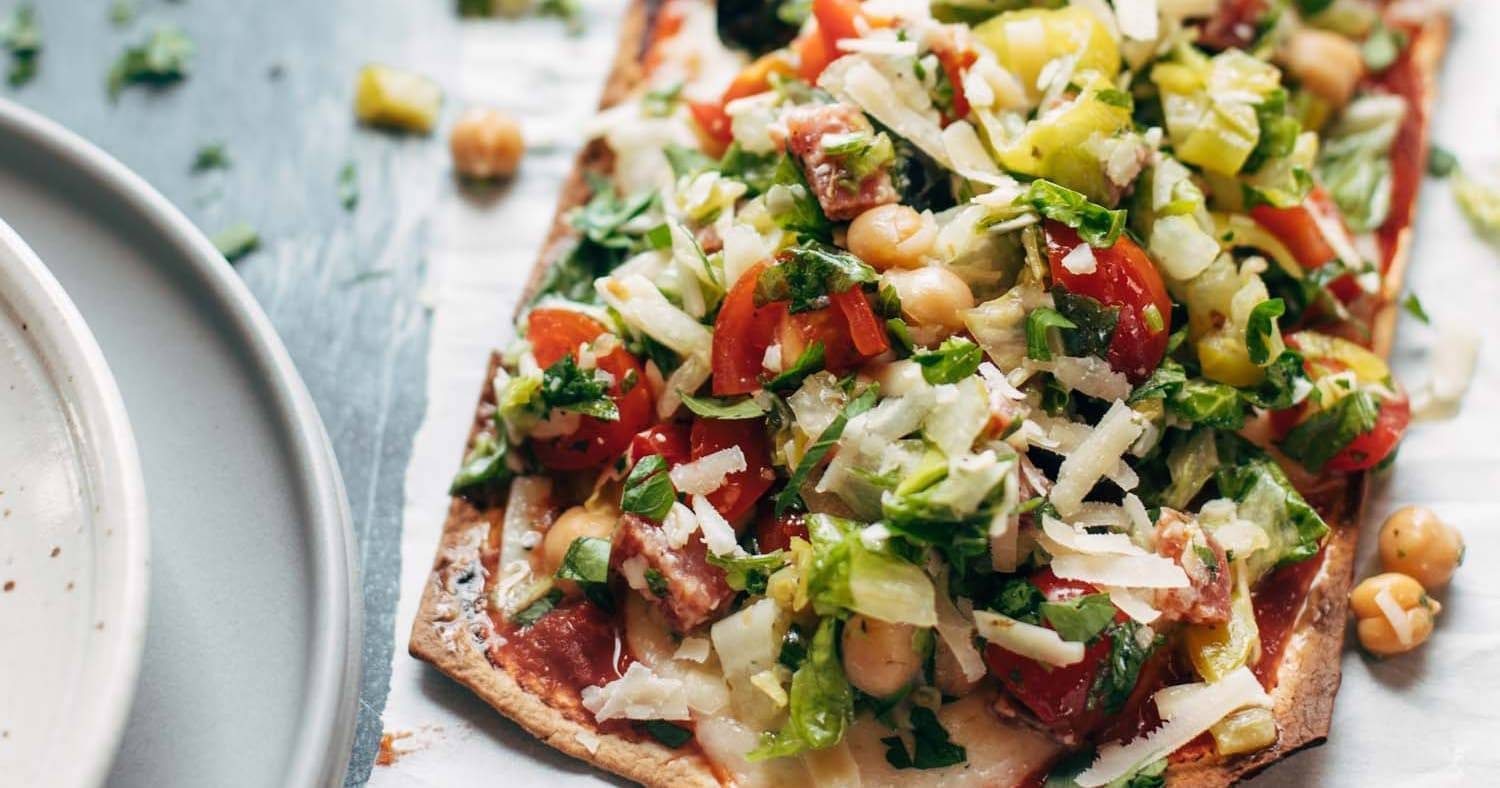 Chopped Salad Pizza - pizza recipe
