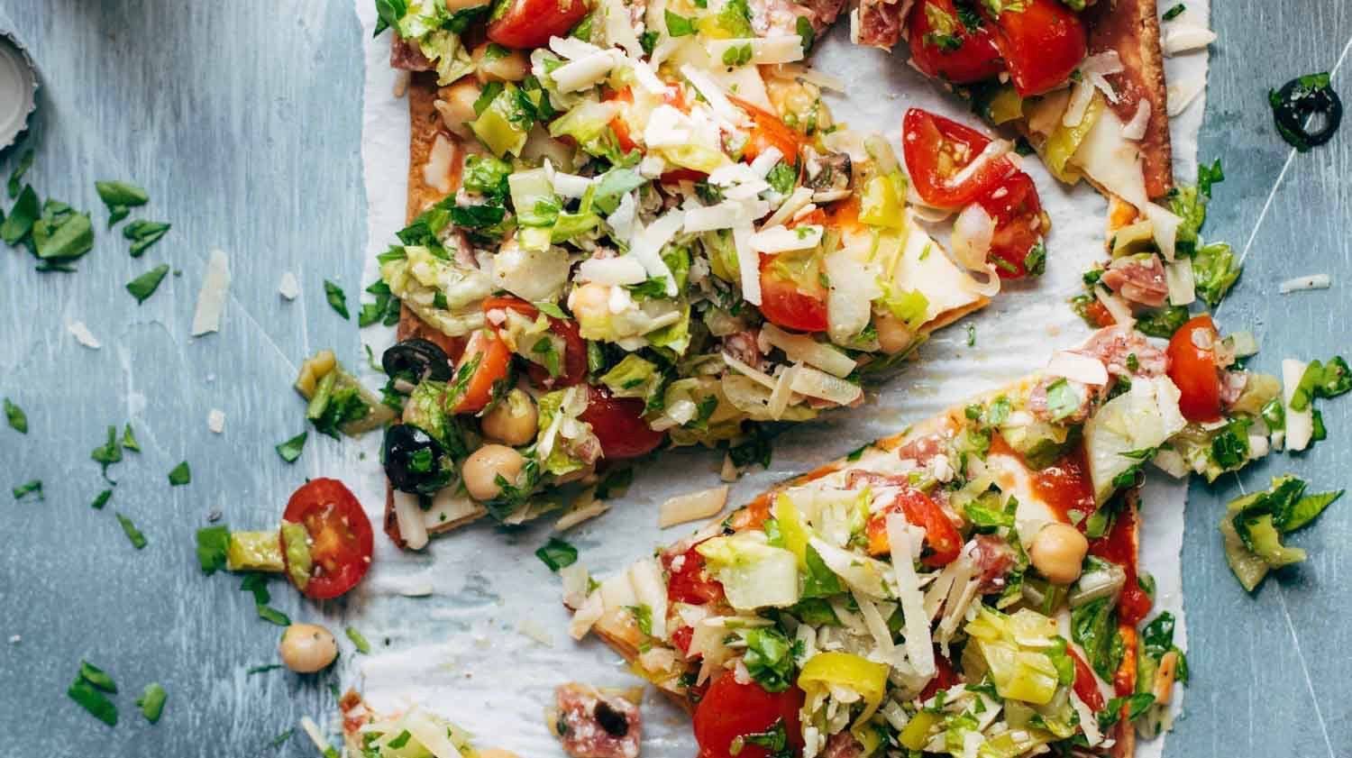 Chopped Salad Pizza