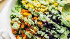 Spicy Southwestern Salad with Avocado Dressing