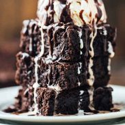 Extra Fudgy Coconut Oil Brownies - just a few simple high quality ingredients for the MOST FUDGY brownies ever.