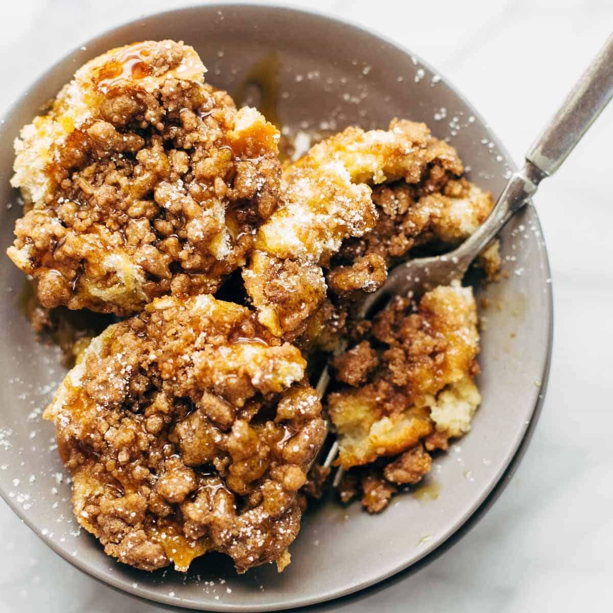 Cinnamon Streusel French Toast Cups