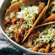 Hawaiian chicken tacos pin.