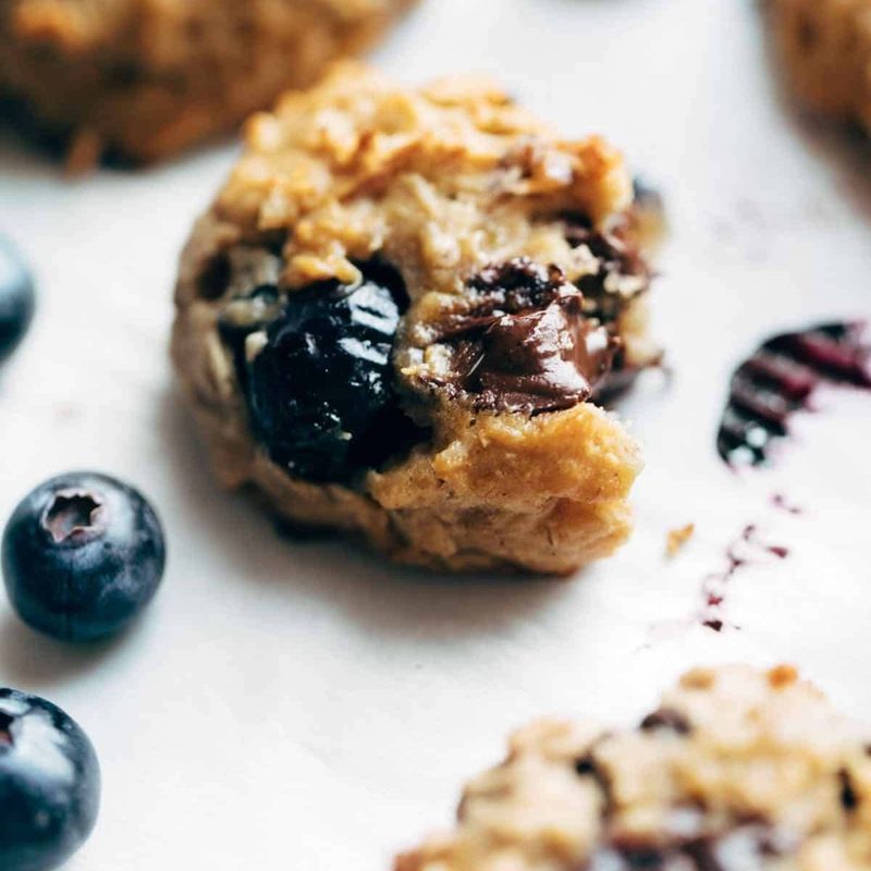 Breakfast Cookies with blueberries.