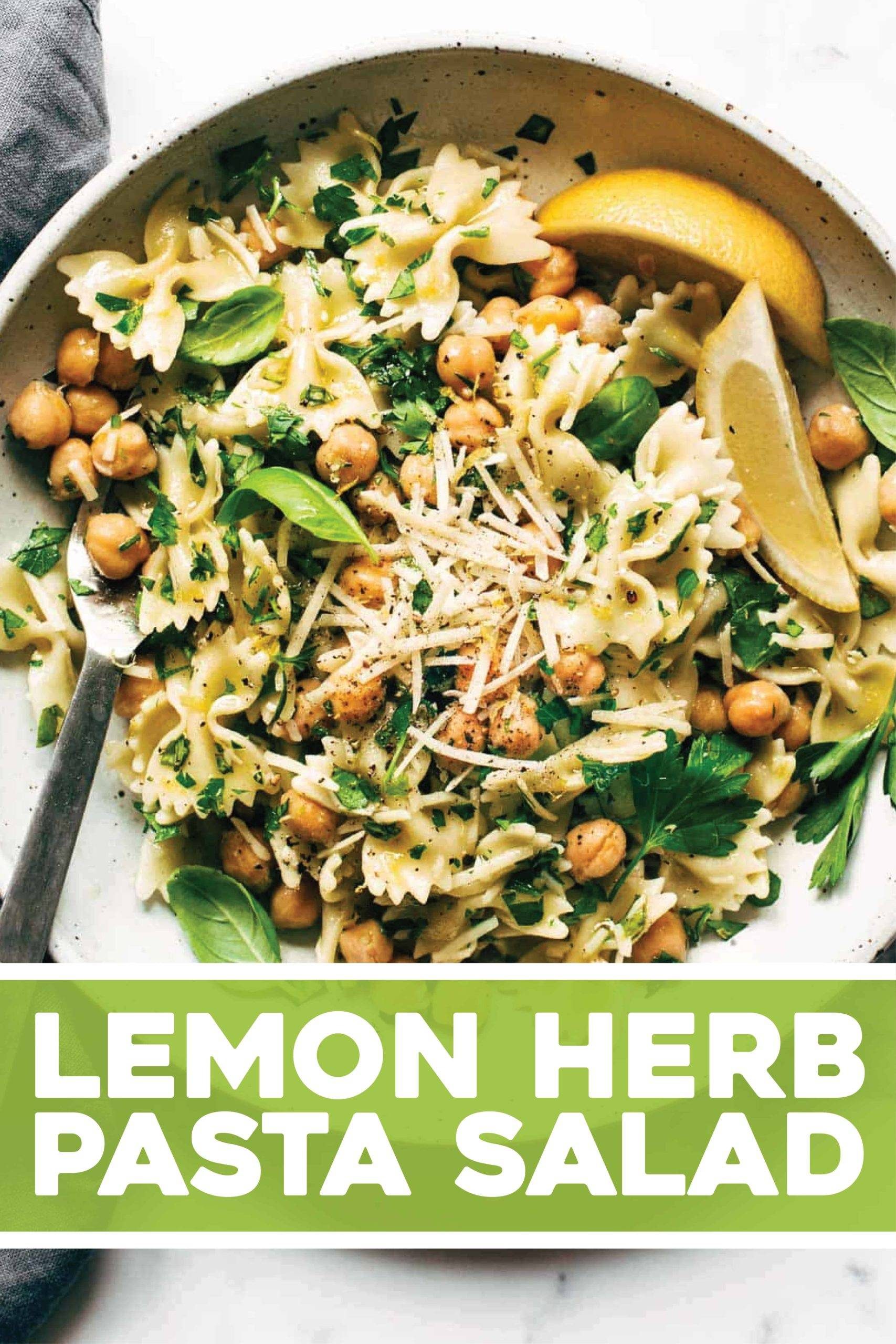 Lemon Herb Pasta Salad with Marinated Chickpeas - Image 7