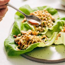 Chicken Lettuce Wraps with Lime Drench