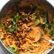 Miso Peanut Ramen Bowls-image