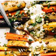 Roasted carrots pin