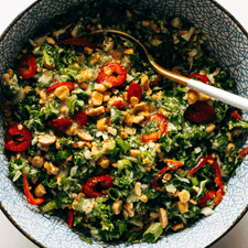 Roasted Peanut Kale Crunch Salad-image