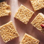 salted caramel rice krispie bars