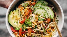 Spring Roll Bowls with Sweet Garlic Lime Sauce