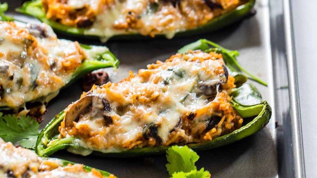 Queso Stuffed Poblanos
