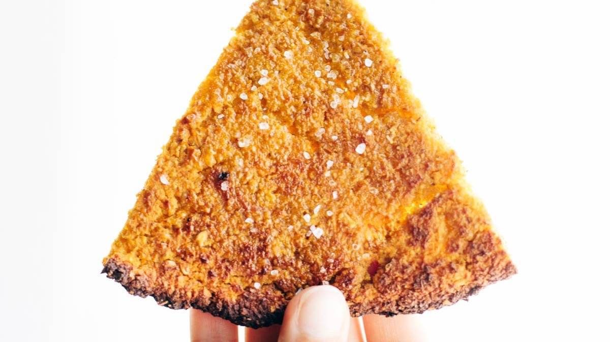 3 Ingredient Sweet Potato Pizza Crust