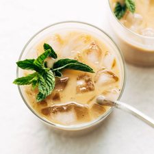 Vanilla Mint Iced Coffee