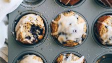 Whole Wheat Blueberry Muffins