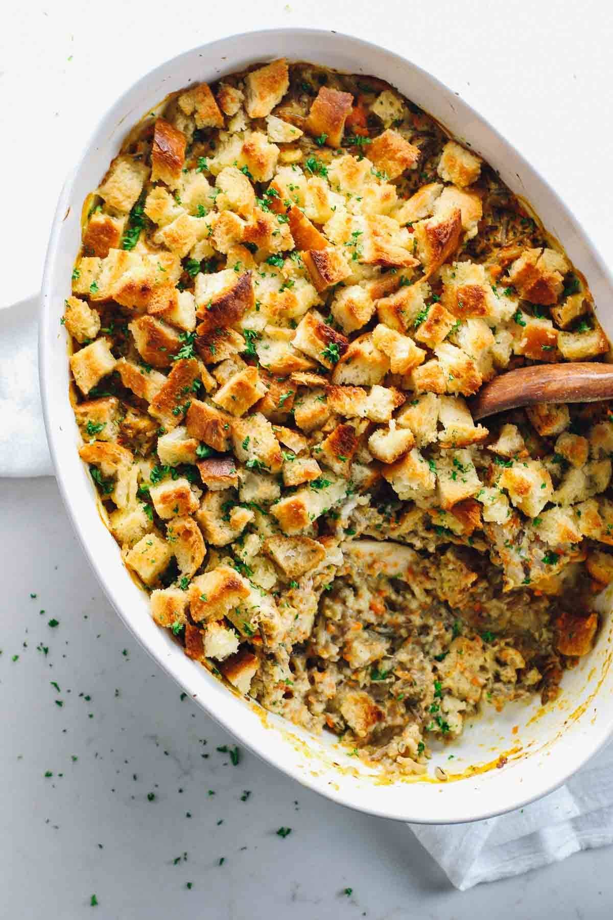 Chicken Wild Rice Casserole.