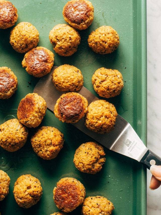 30 Minute Vegetarian Meatballs