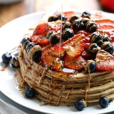 Cinnamon Whole Grain Power Pancakes