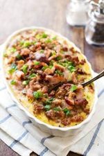 Ham and Sausage Hashbrown Egg Bake