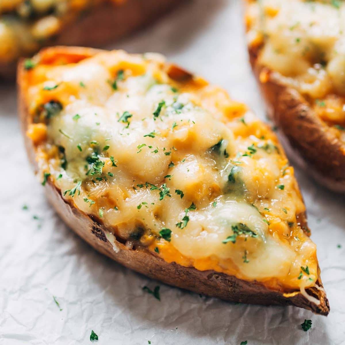 Healthy Sweet Potato Skins