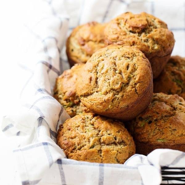 Feel-Good Zucchini Muffins - zucchini recipe