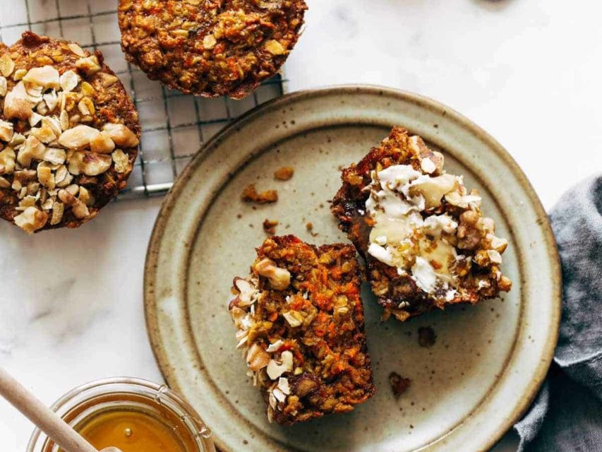 Easy carrot cake muffins.