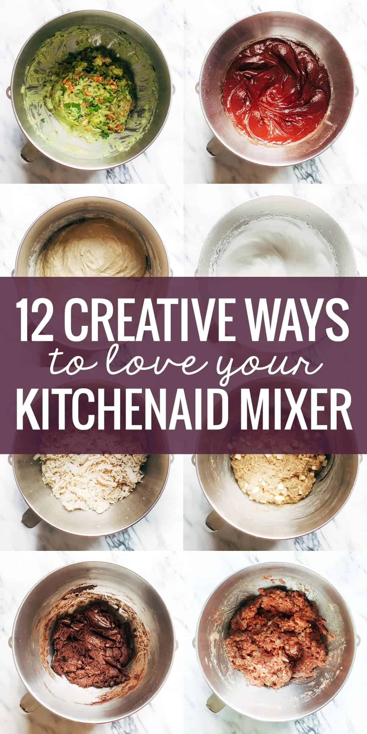 12 Creative Ways to Love your KitchenAid Mixer! | pinchofyum.com